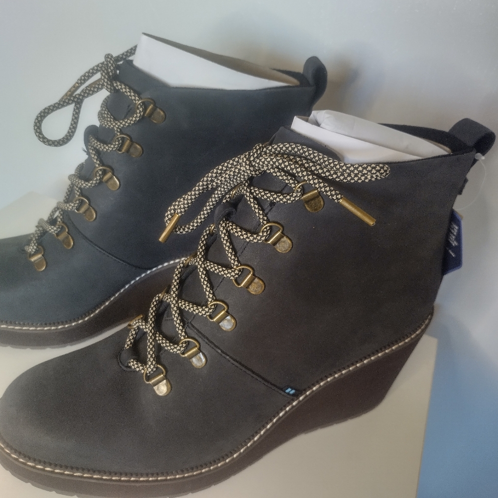 TOM'S Melrose Booties NWT NIB Black size 12 - Picture 2 of 7